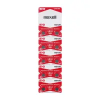 Buttoncell Maxell LR41 AG3 1.5V Pcs. 10 with Perferated Packaging