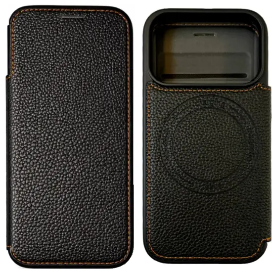 Case Folio TPU Ancus Magnetic Ring για Apple iPhone 17 Pro 5G Black