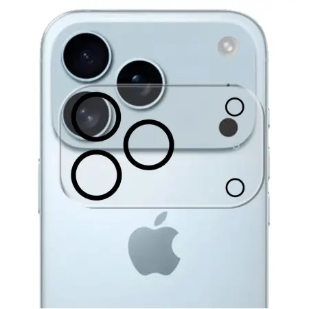 Camera Frame Film Ancus Lens Protector for Apple iPhone 17 Pro 5G Black