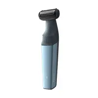 Trimmer Philips BG3027/05 Series 3000 Cordless Waterproof for Body and Face Skin Comfort and 3-Lengths Combs Blue-Black