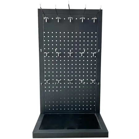 Stand Desk 70x40x30cm with 14 Hooks 20cm