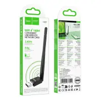 Wifi Usb 2.0 Adapter Hoco HI37 WiFi 4 2.4G USB-A 150Mbps Ultra Lightweight Plug and Play