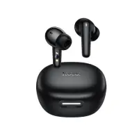 Wireless Hands Free Hoco EQ100 Intelligent TWS Dual Mic v5.4 500mAh 10h Talk Time  and AI Translation in 134 Languages and Built-in Phone Stand Black