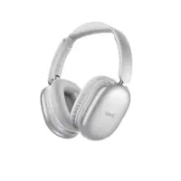 Wireless Stereo Headphones Hoco W73 Graceful HiFi Audio v6.0 400mAh 45h Talk Time AUX USB-C Silver