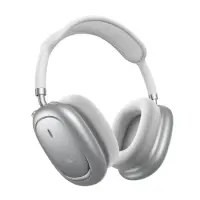 Wireless Stereo Headphones Hoco W68 Calma HiFi Audio ANC v6.0 400mAh 45h Talk Time AUX USB-C Silver