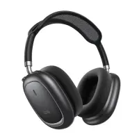 Wireless Stereo Headphones Hoco W68 Calma HiFi Audio ANC v6.0 400mAh 45h Talk Time AUX USB-C Metal Grey