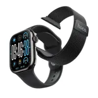 Smartwatch Hoco Y42 IP67 TFT Screen 2.01" 200mAh v5.3 with 5-7 Days Battery Life Call Function and Extra Strap Black