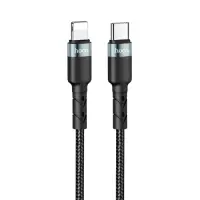 Charging Cable Hoco. SU99 Pro USB-C to Lightning Fast Charging PD27W Braided Black 1m