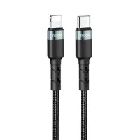Charging Cable Hoco. SU99 Pro USB-C to Lightning Fast Charging PD27W Braided Black 2m