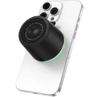 Wireless Speaker Hoco HC49 Shine Mini Magnetic TWS Hi-Fi Audio v6.0 700mAh 8W up to 4 Hours Play Time and Colourfull Lighting Black