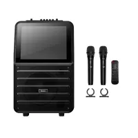Wireless Speaker Hoco. DS70 Spacious v5.0 60W 7200 mAh USB AUX MicroSD Card with 2 Mics 14.1" Touchscreen and Android 12