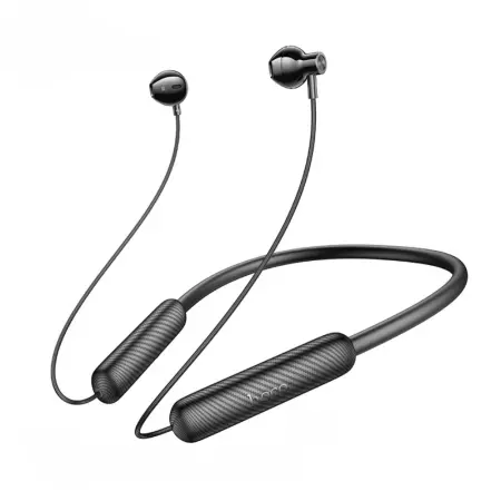 Bluetooth Hands Free Hoco. DM50 Neckband Lightweight v5.3 Long Battery Life 500mAh 80Hrs Playback Time Black