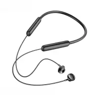 Bluetooth Hands Free Hoco. DM50 Neckband Lightweight v5.3 Long Battery Life 500mAh 80Hrs Playback Time Black