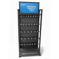 Floor Stand Hoco HN12 Metal Gray Width (60x30x174 cm)  30 Hooks