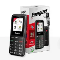 Energizer Feature E4 32MB/2GB Dual Sim 2G 1.77" Black with SOS button and UK Plug