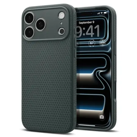Case Spigen Spigen Liquid Air για Apple iPhone 17 Pro Max Abyss Green