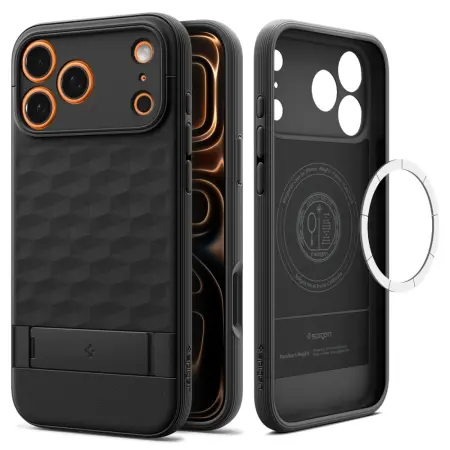 Case Spigen Parallax S Magsafe for Apple iPhone 17 Pro Max Matte Black