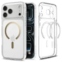 Case Spigen Ultra Hybrid Magsafe for Apple iPhone 17 Pro Max Clear-Gold