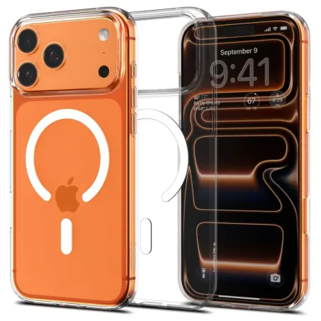 Case Spigen Liquid Crystal Magsafe for Apple iPhone 17 Pro Max Clear/White